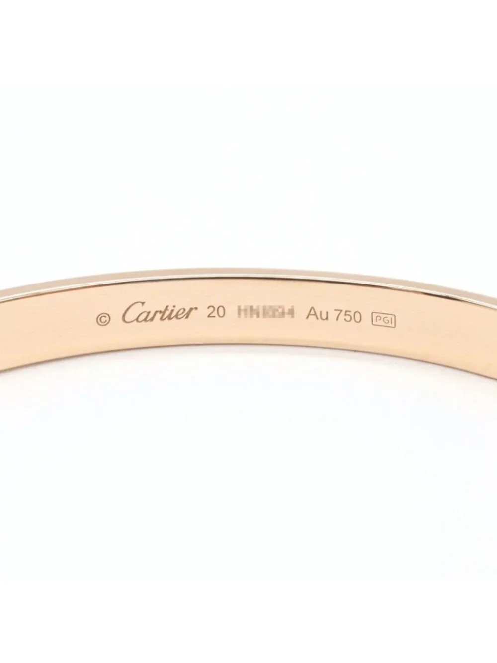 Cartier Open Love Bracelet 18 18k Pink Gold